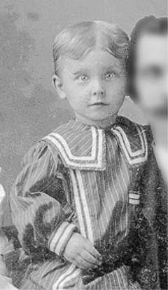 [Bert as a child]